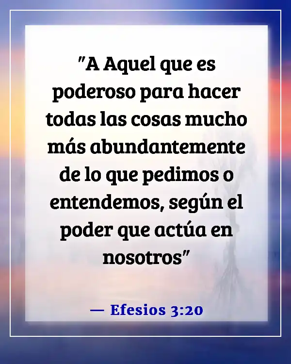 Versículos bíblicos para favor y avance (Efesios 3:20)