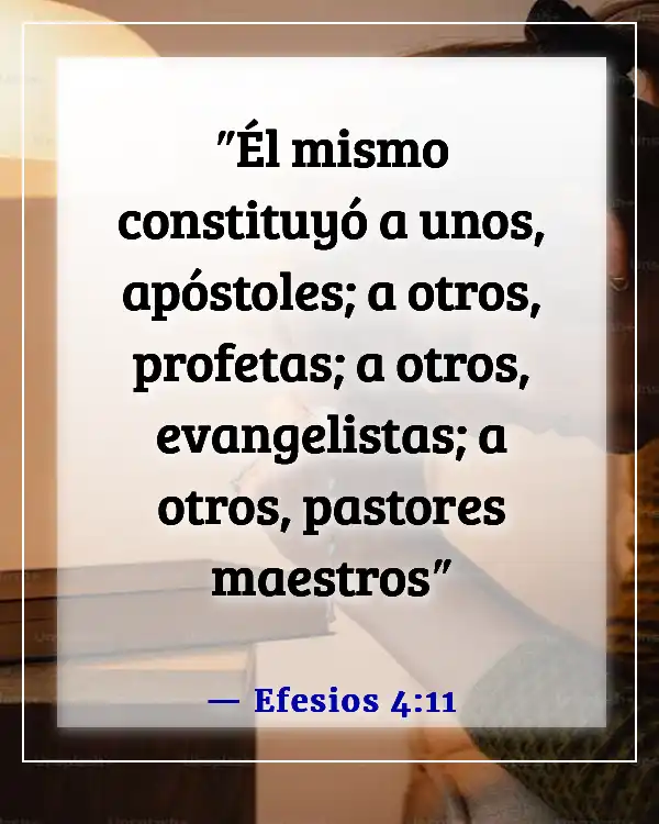 Versículos de la Biblia sobre dones y talentos (Efesios 4:11)