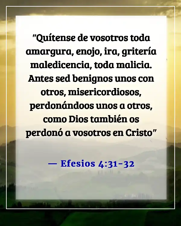 Versículo bíblico sobre problemas familiares (Efesios 4:31-32)