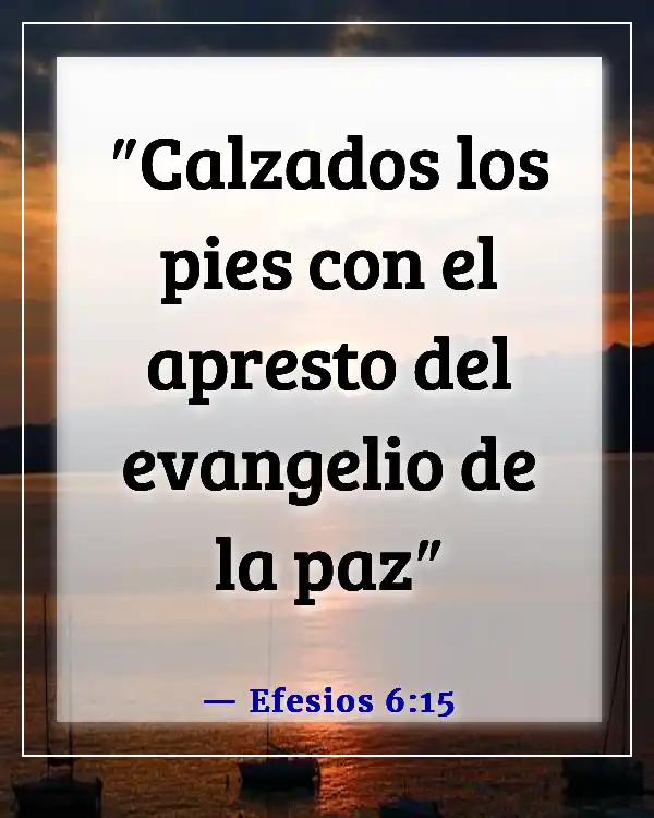 Citas Bíblicas Sobre la Paz y la Guerra (Efesios 6:15)