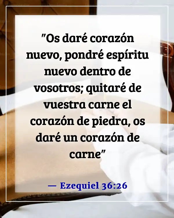 Versículo de la Biblia sobre la renovación de la mente (Ezequiel 36:26)