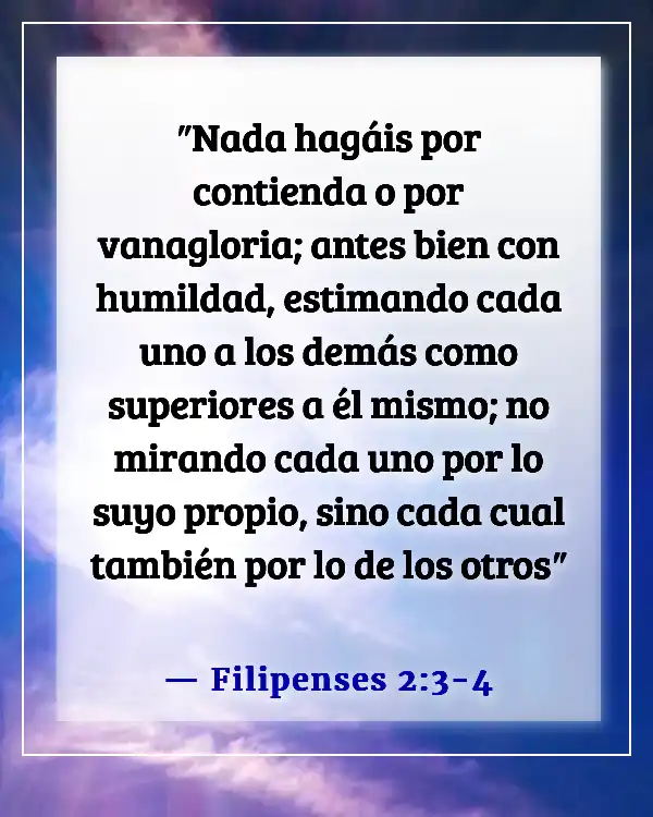 Versículo bíblico sobre problemas familiares (Filipenses 2:3-4)