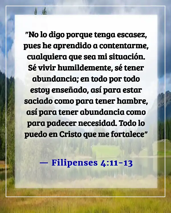 Here is the translation of "Bible Verse About Material Things" into Spanish:  

"Versículo bíblico sobre las cosas materiales" (Filipenses 4:11-13)