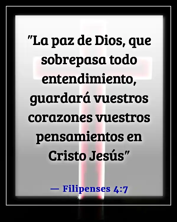 Versículos de la Biblia sobre dormir bien (Filipenses 4:7)