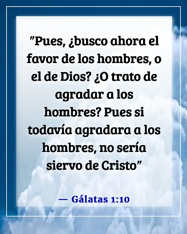 Versículos bíblicos para la exención religiosa (Gálatas 1:10)