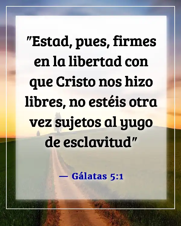 Versículos bíblicos para la exención religiosa (Gálatas 5:1)