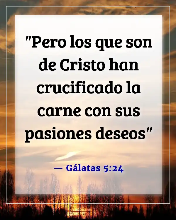 Versículo de la Biblia sobre ser apartado del mundo (Gálatas 5:24)