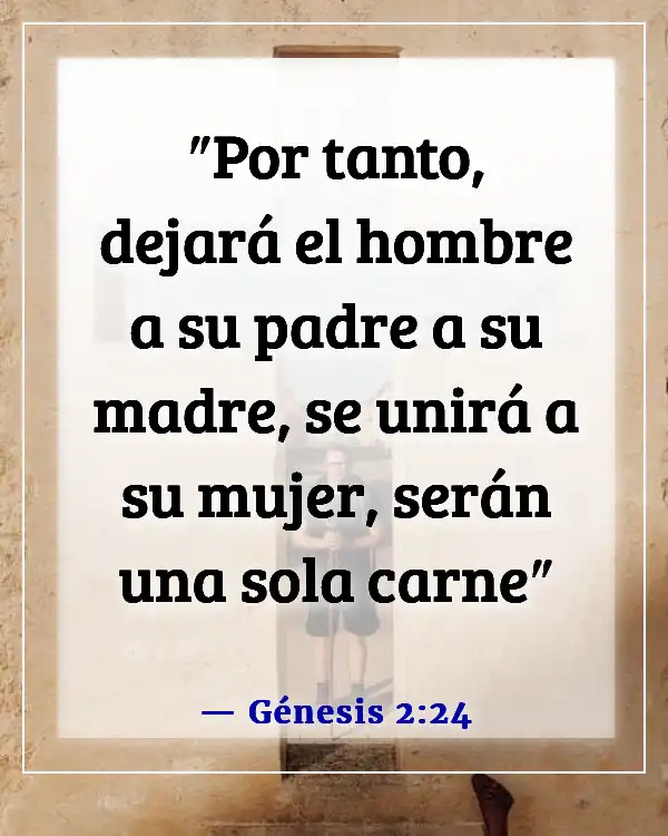 Versículos de la Biblia sobre maltratar a tu esposa (Génesis 2:24)