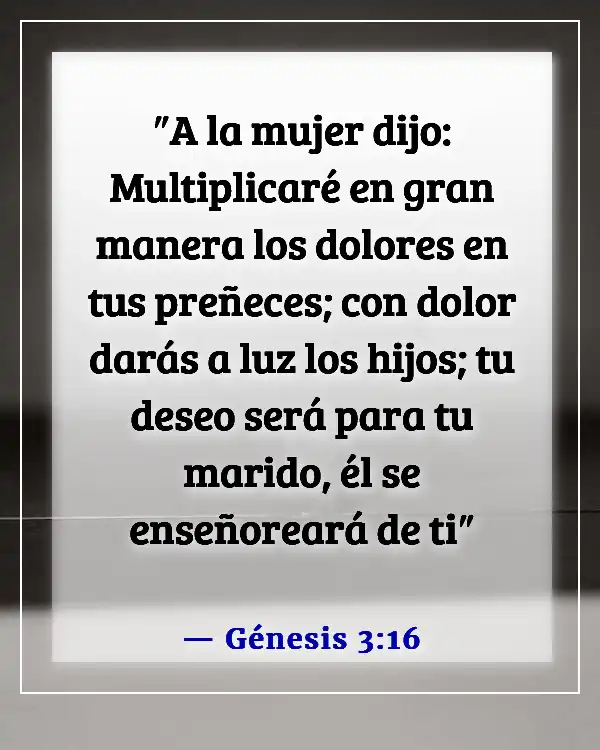 Una esposa que falta al respeto a su esposo versículo bíblico (Génesis 3:16)