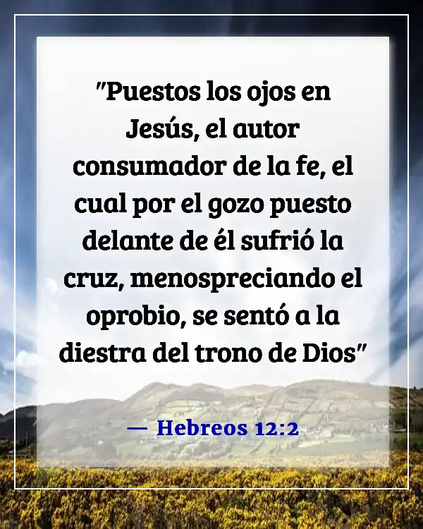 Versículo de la Biblia sobre la renovación de la mente (Hebreos 12:2)