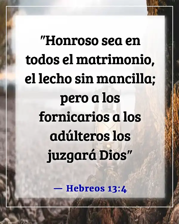 Versículos de la Biblia para orar por un compañero de vida (Hebreos 13:4)