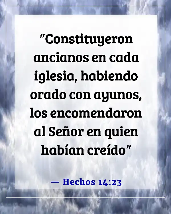 Versículos bíblicos para ayunar por un avance (Hechos 14:23)