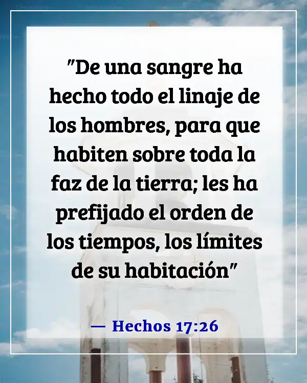 Versículo de la Biblia sobre la aceptación (Hechos 17:26)