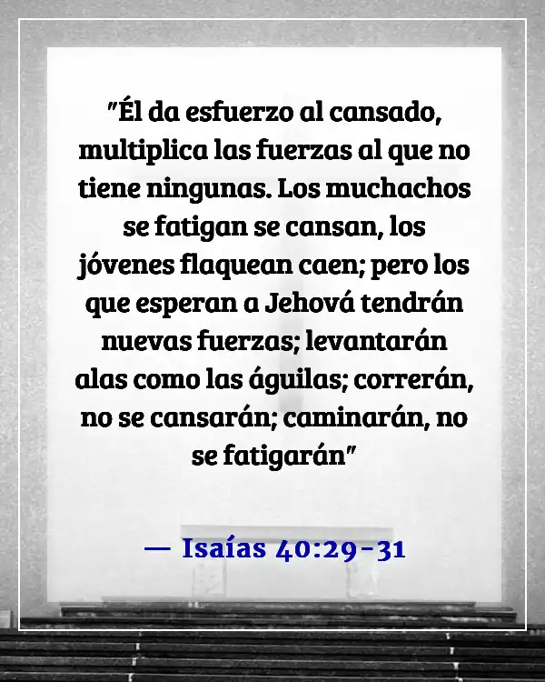 A verse related to the concept of trials making us stronger is James 1:2-4. The translation of that concept into Spanish is:

Versículos de la Biblia sobre las pruebas que nos hacen más fuertes (Isaías 40:29-31)