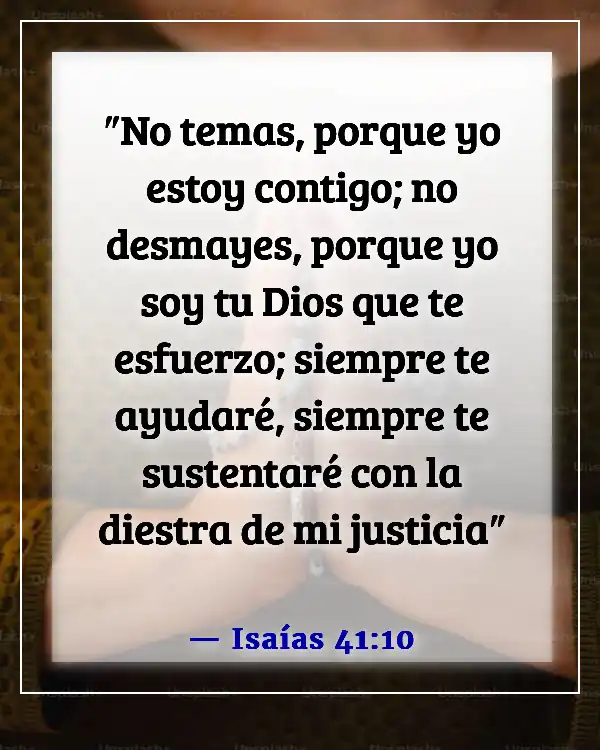 Versículos de la Biblia para sanación y fortaleza para un amigo (Isaías 41:10)