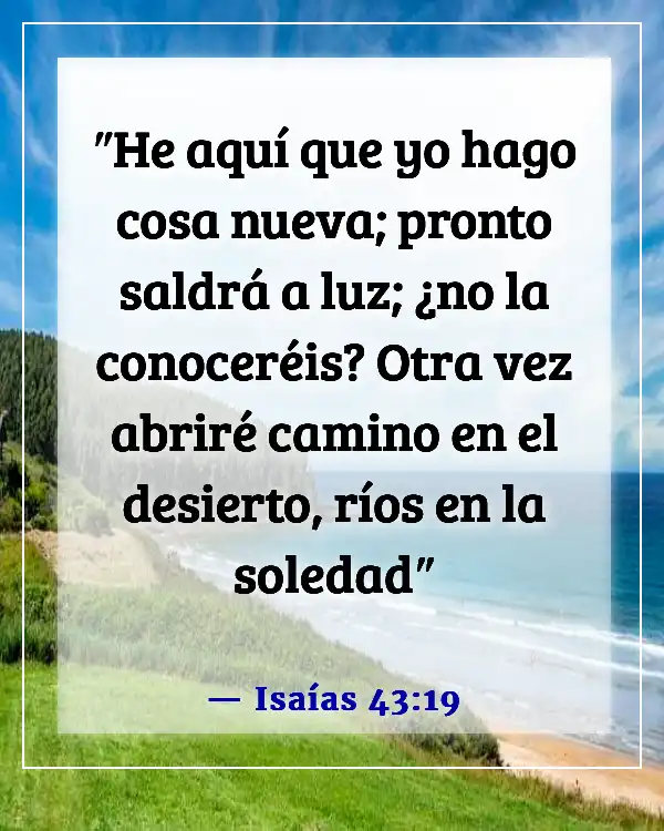 Versículos bíblicos para favor y avance (Isaías 43:19)
