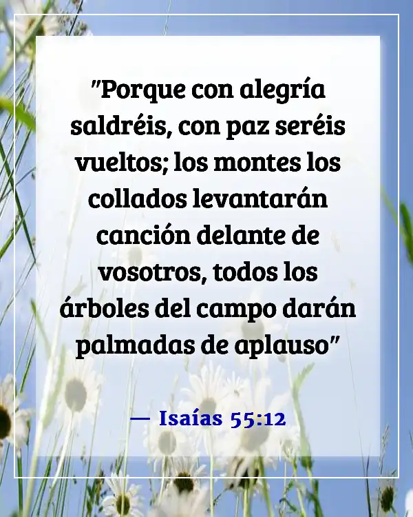 Citas Bíblicas Sobre la Paz y la Guerra (Isaías 55:12)