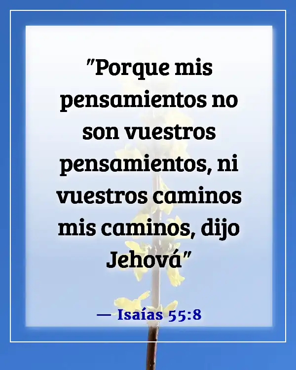Versículo bíblico sobre perseguir sueños (Isaías 55:8)