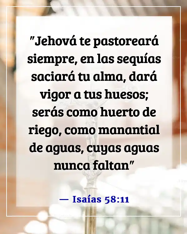 Versículos bíblicos para favor y avance (Isaías 58:11)