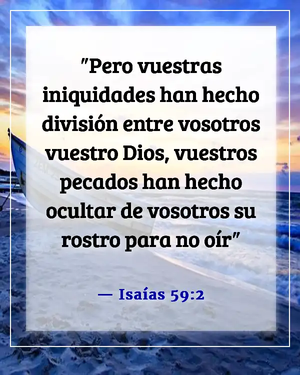 Versículos de la Biblia sobre el pecado y el infierno (Isaías 59:2)