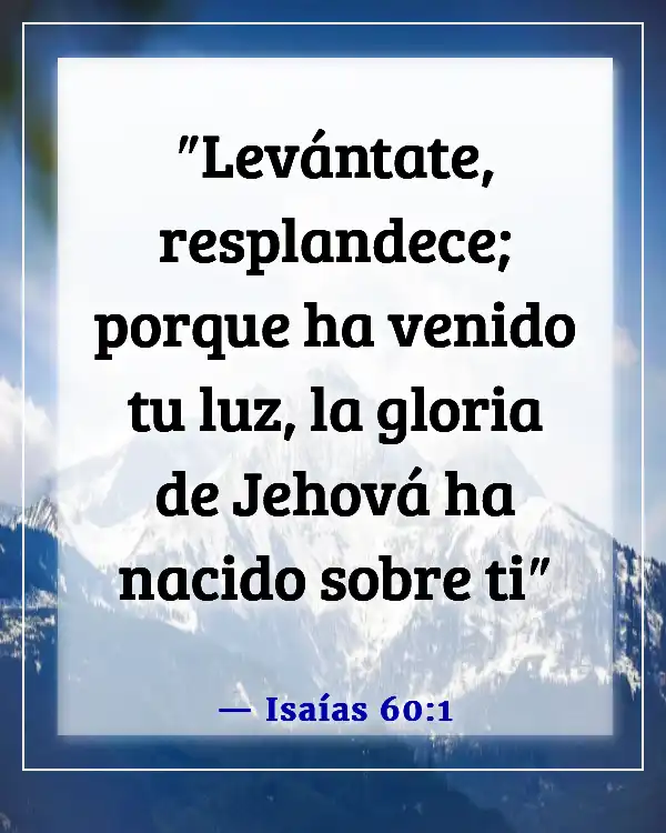 Versículos bíblicos para favor y avance (Isaías 60:1)