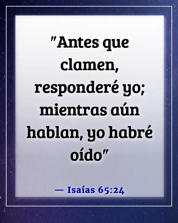 Versículo de la Biblia sobre esperar una oración respondida (Isaías 65:24)