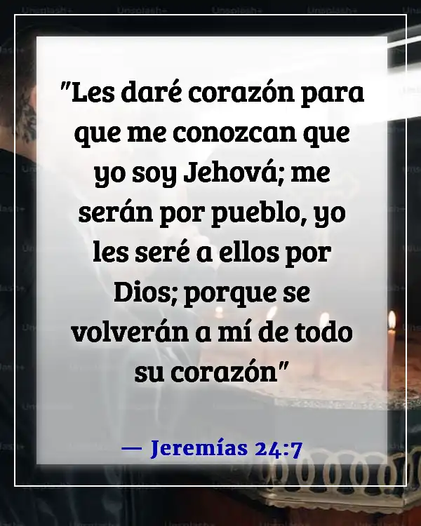 Versículo bíblico para avivamiento y despertar espiritual (Jeremías 24:7)