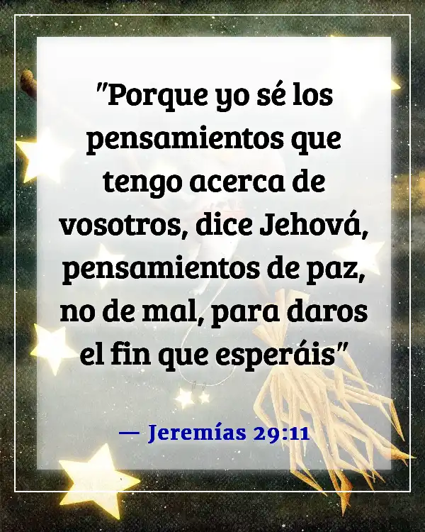 Versículos de la Biblia para problemas de fertilidad (Jeremías 29:11)