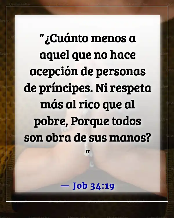 Versículo Bíblico Sobre Justicia E Igualdad (Job 34:19)