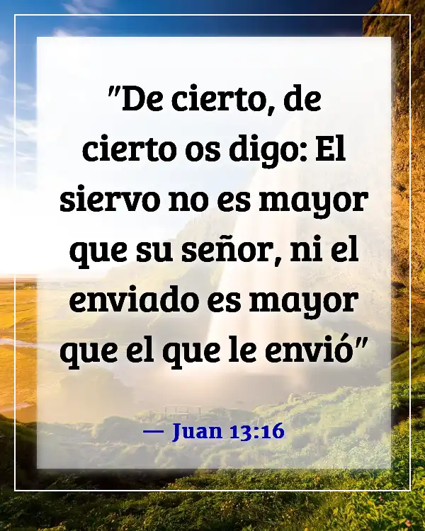 Versículo Bíblico Sobre Justicia E Igualdad (Juan 13:16)