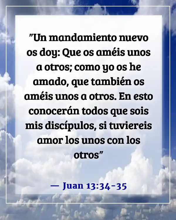 Versículos de la Biblia sobre la misión de la iglesia (Juan 13:34-35)