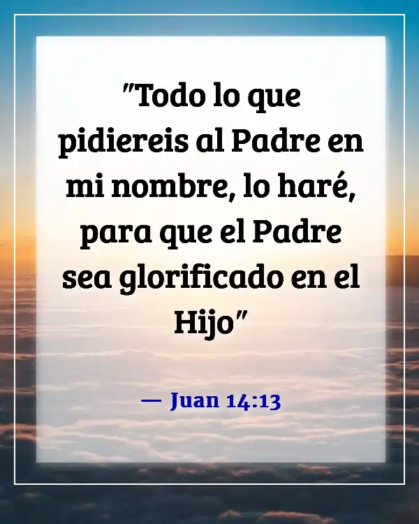 Versículo de la Biblia sobre esperar una respuesta a la oración (Juan 14:13)