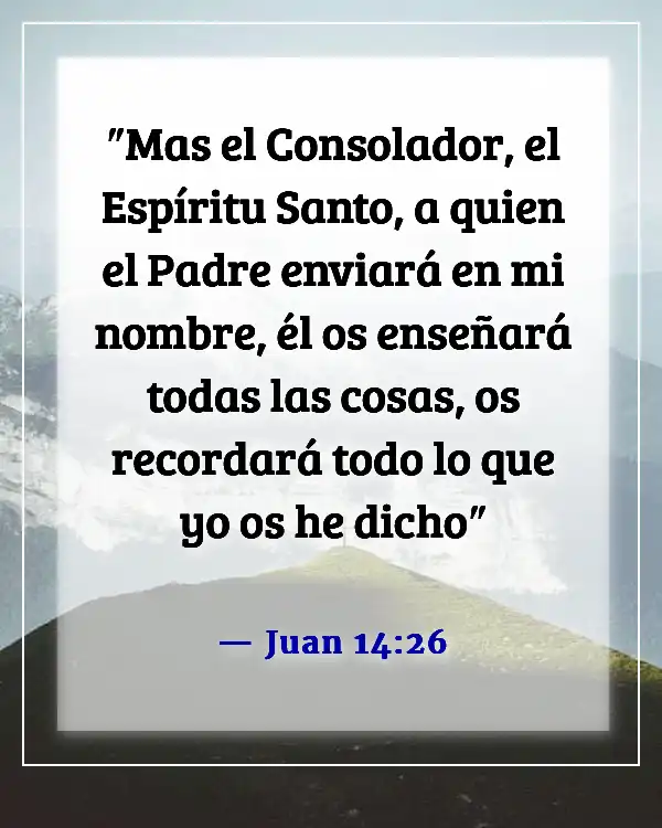 Versículos de la Biblia sobre la energía espiritual (Juan 14:26)