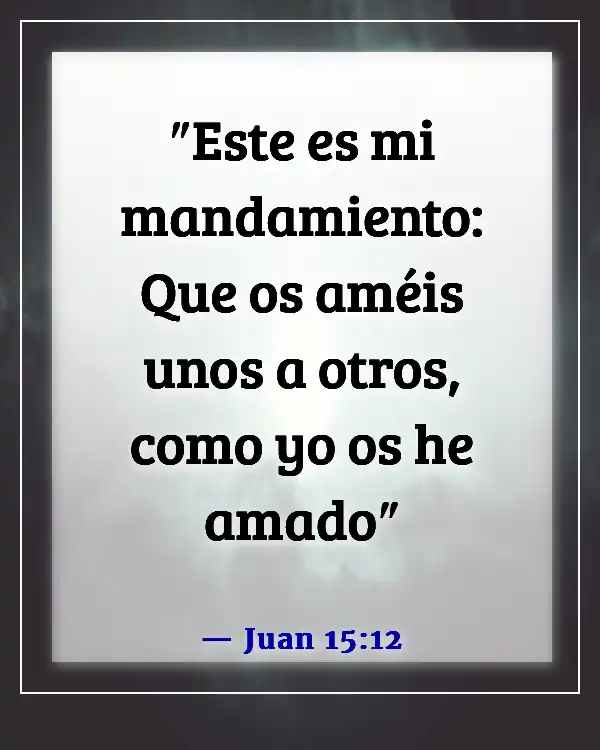 Versículo de la Biblia sobre la aceptación (Juan 15:12)