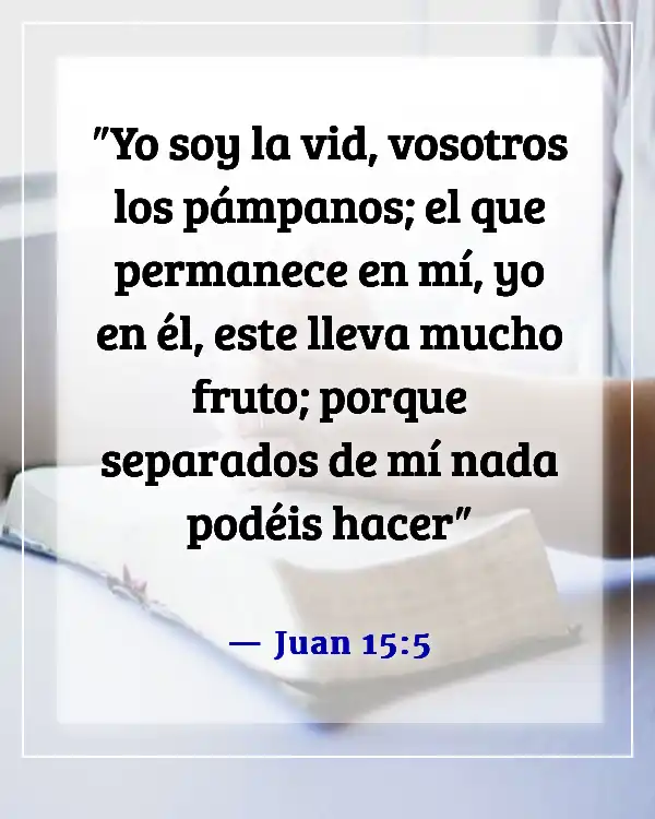 Versículo de la Biblia sobre logros (Juan 15:5)