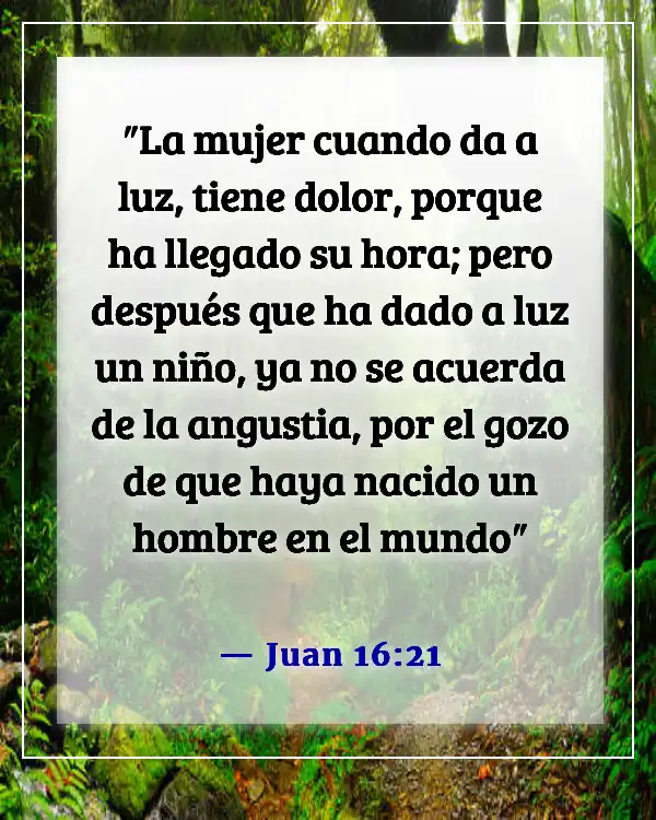 Versículos de la Biblia sobre los hijos son una bendición del Señor (Juan 16:21)