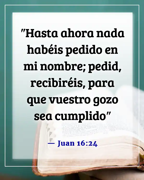 Versículo de la Biblia sobre esperar una oración respondida (Juan 16:24)