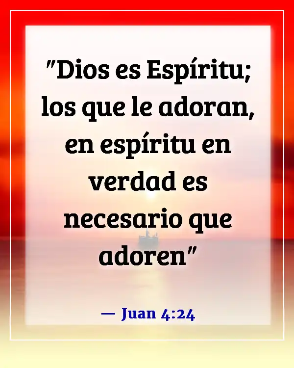 Versículos de la Biblia sobre buscar a Dios (Juan 4:24)