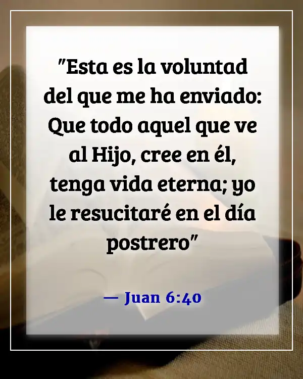 Versículos de la Biblia sobre cómo Dios nos salva del infierno (Juan 6:40)
