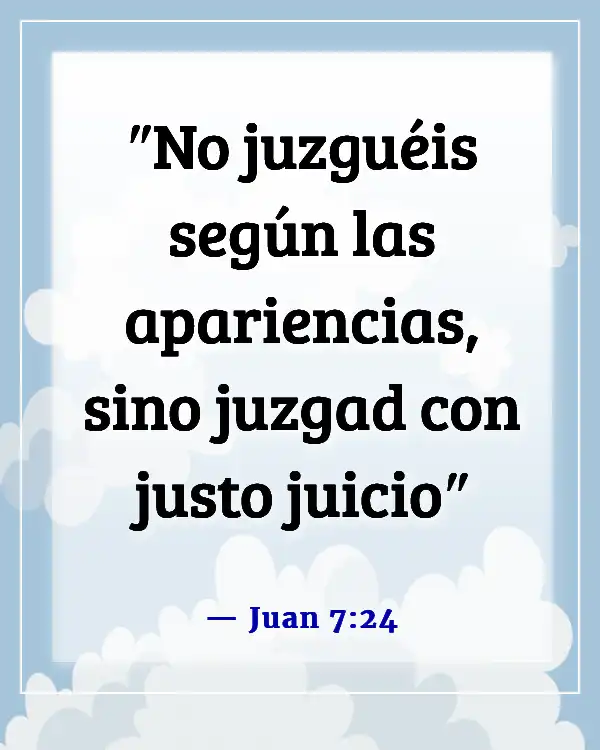Versículo de la Biblia sobre no juzgar (Juan 7:24)