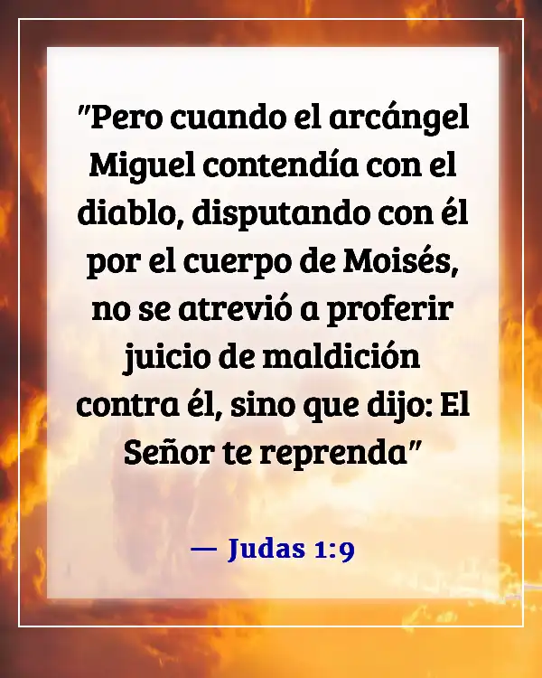 Versículos de la Biblia sobre ángeles y demonios (Judas 1:9)