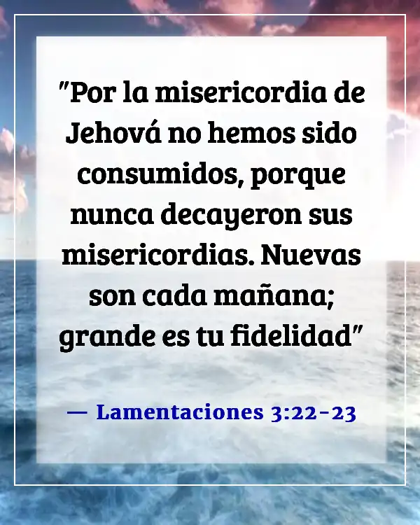 Versículos de la Biblia para sanación y fortaleza para un amigo (Lamentaciones 3:22-23)