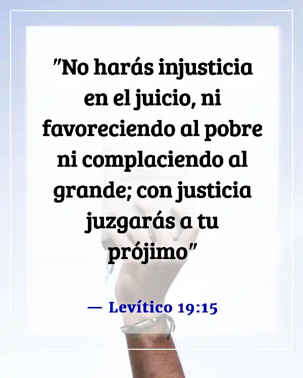 Versículo Bíblico Sobre Justicia E Igualdad (Levítico 19:15)