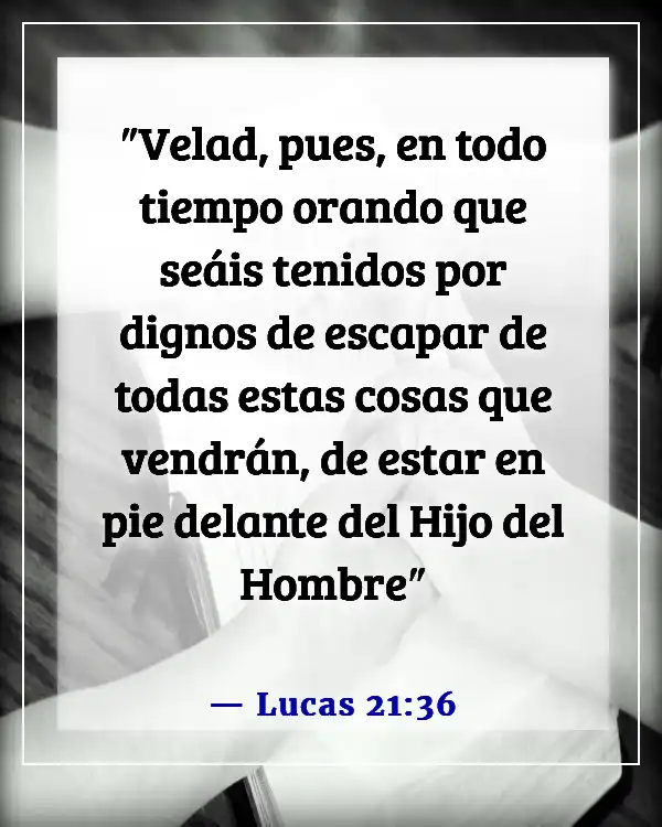 Versículos bíblicos sobre esperar el regreso de Jesús (Lucas 21:36)