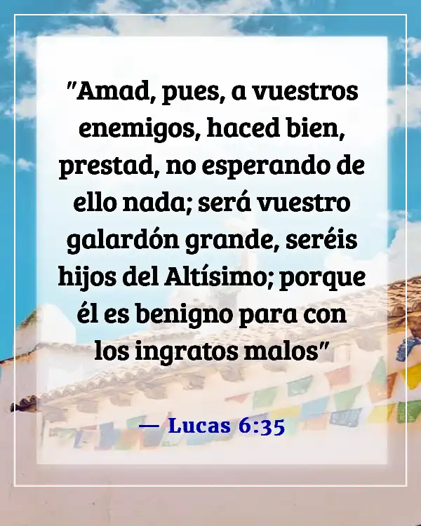 Versículos de la Biblia sobre las recompensas en el cielo (Lucas 6:35)