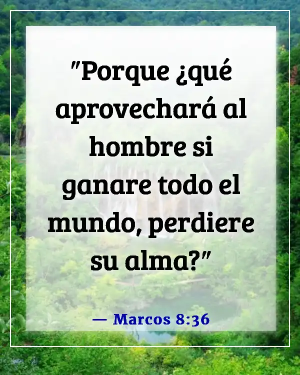 Here is the translation of "Bible Verse About Material Things" into Spanish:  

"Versículo bíblico sobre las cosas materiales" (Marcos 8:36)