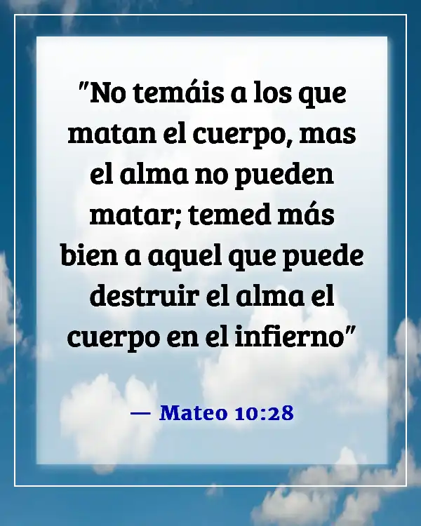 Versículos bíblicos para la exención religiosa (Mateo 10:28)