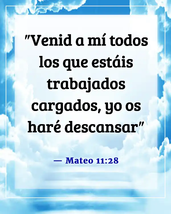 Versículos bíblicos para trastornos alimenticios (Mateo 11:28)
