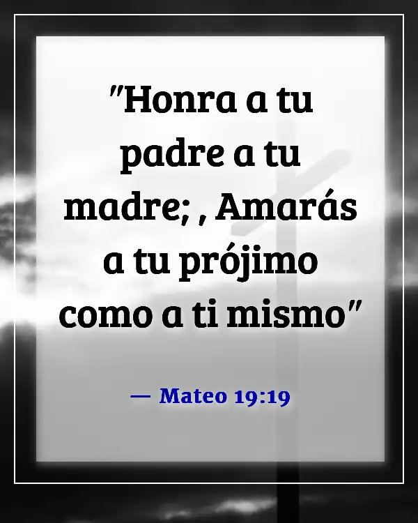 Versículos bíblicos sobre el honor (Mateo 19:19)
