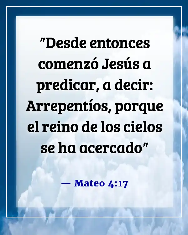 Versículo bíblico para avivamiento y despertar espiritual (Mateo 4:17)